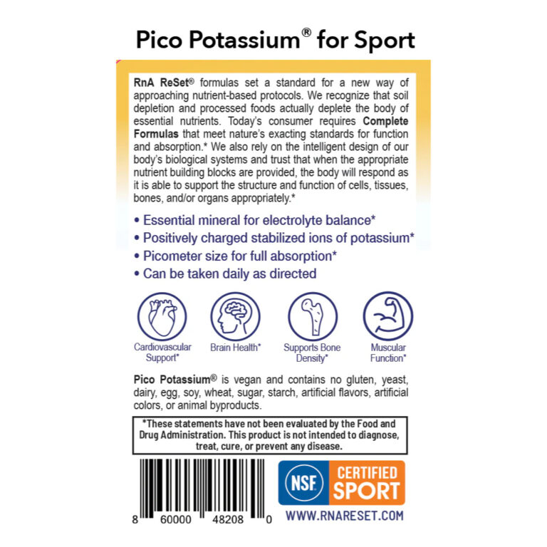 Pico Potassium® for Sport Info