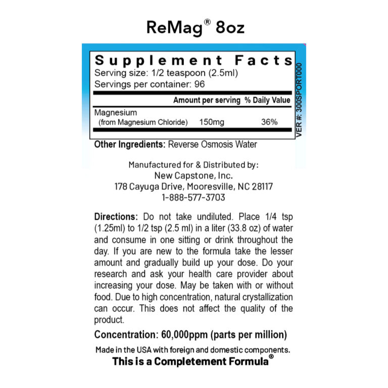 ReMag® Liquid Magnesium for Sport Info